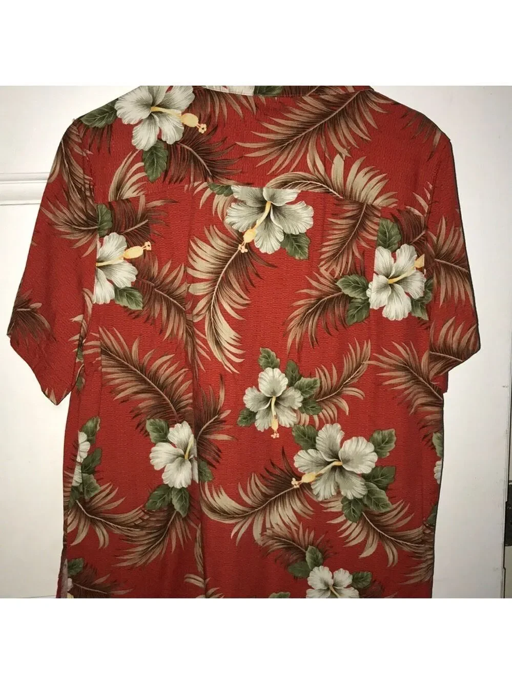 NWOT Caribbean Joe hibiscus shirt